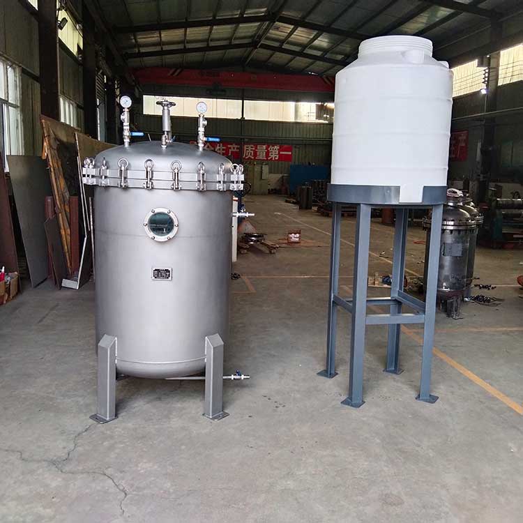 華豫生產供應DN20籃式過濾器 配套PE筒 304罐體+玻璃視窗